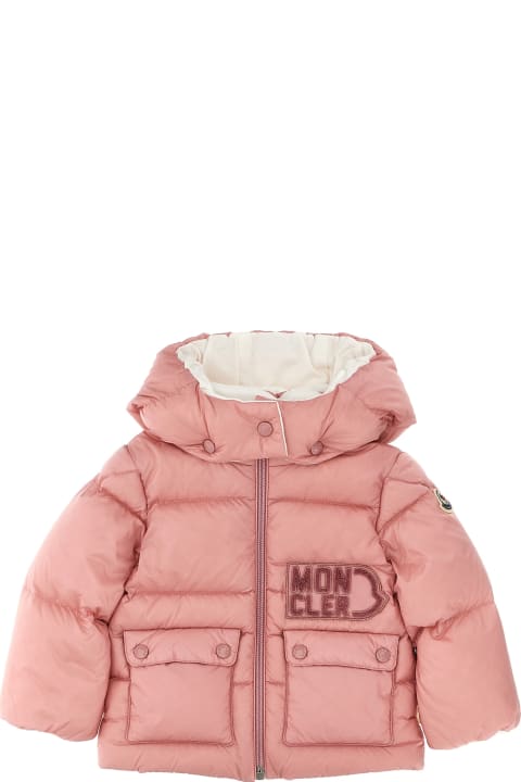 Sale for Baby Girls Moncler 'abbaye' Down Jacket