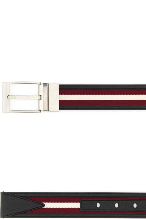 Bally Belts for Men Bally Black Leather Shiffie Belt