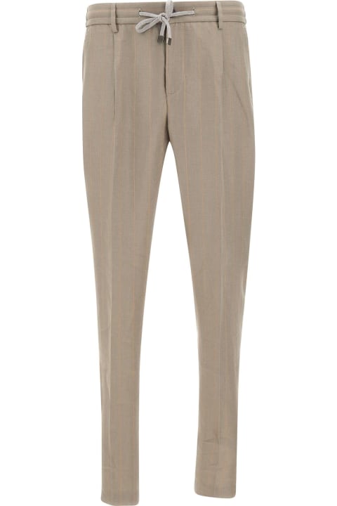 Peserico Pants for Men Peserico Linen Trousers