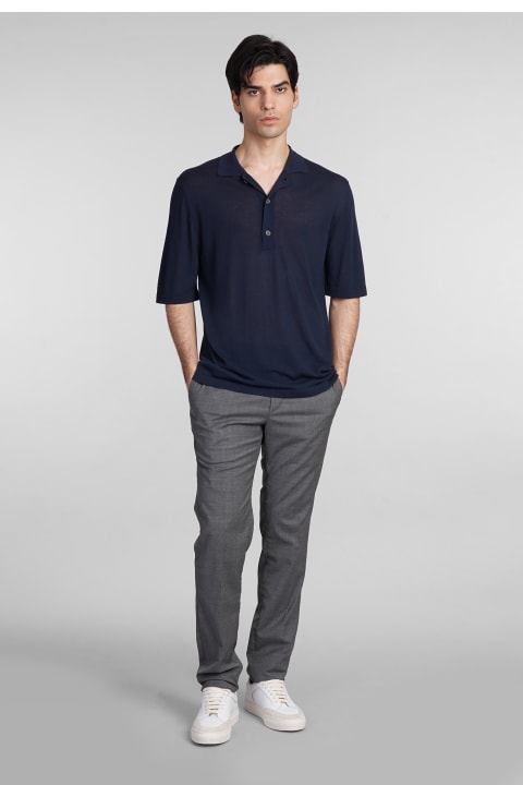 Mauro Grifoni Clothing for Men Mauro Grifoni Polo In Blue Cotton