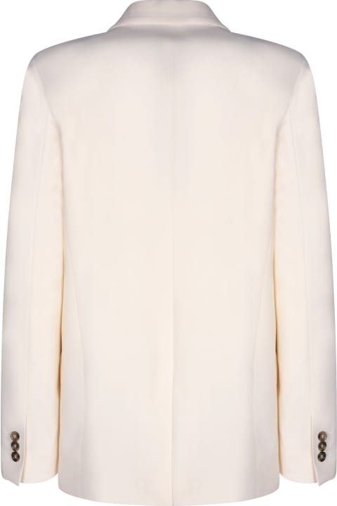 MSGM for Women MSGM Single-breasted White Jacket