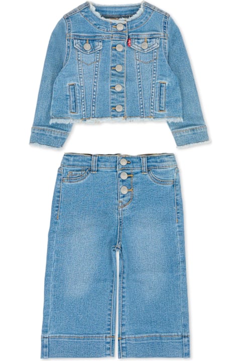 Homeware Levi's Pink Suit For Baby Girl With Bear