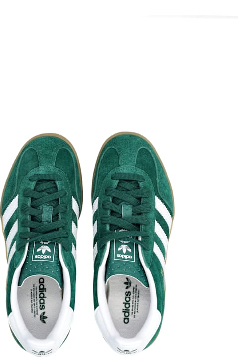 Homeware Adidas Originals Adidas Kids Gazelle Indoor Green Suede Sneakers