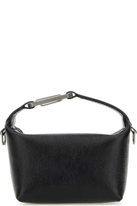 EÉRA Totes for Women EÉRA Black Leather Moonbag Handbag
