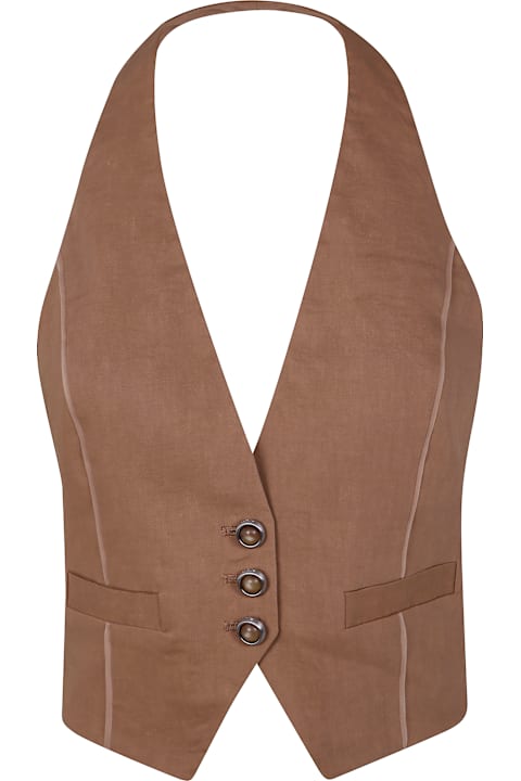 Homeware Pinko Open Back Short Vest