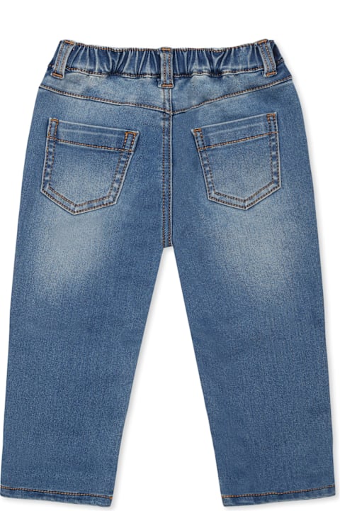 Bottoms for Baby Boys Moschino Denim Jeans For Babykids With Teddy Bear