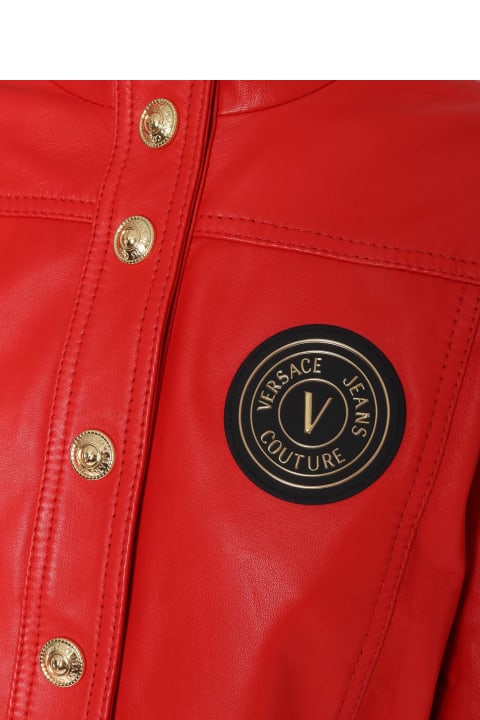 Versace Jeans Couture Coats & Jackets for Women Versace Jeans Couture Leather Jacket