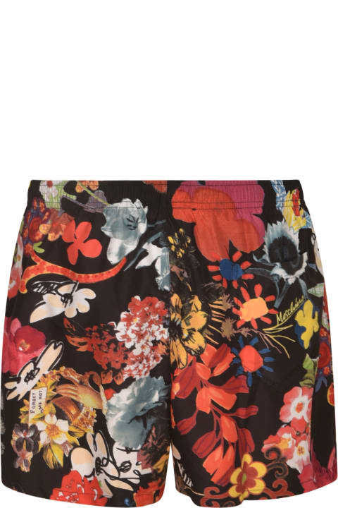 Clothing for Men Moschino Floral Print Shorts