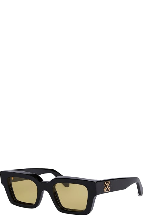 Off-White نظارات لـ السيدات Off-White Oeri126 Virgil 1018 Black Sunglasses