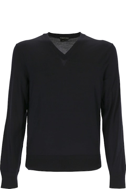 Tom Ford Sweaters for Men Tom Ford V-neck Knitted Jumper