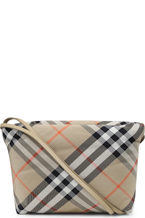 Homeware Burberry Beige Bag For Girl With Vintage Check