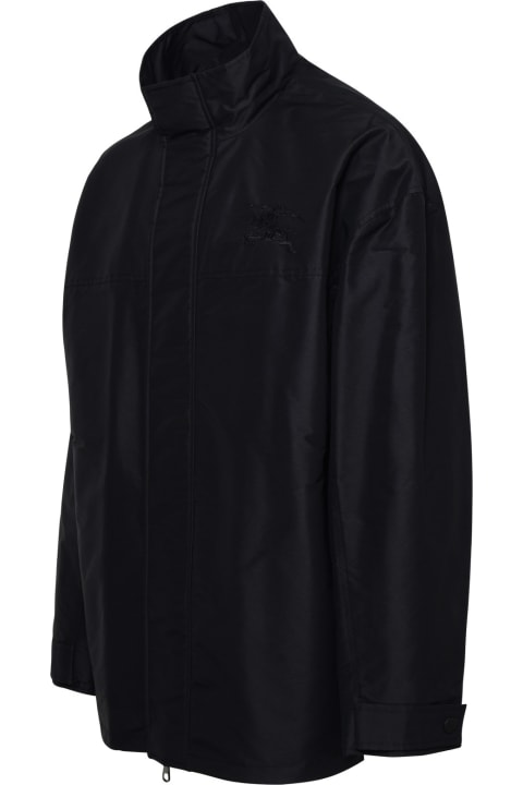 メンズ Burberryのコート＆ジャケット Burberry Black Nylon Salford Jacket