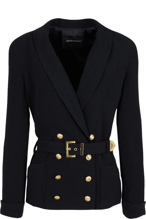 Emporio Armani Coats & Jackets for Women Emporio Armani Double Breasted Jacket