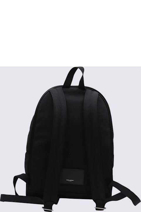 Saint Laurent Black Backpacks