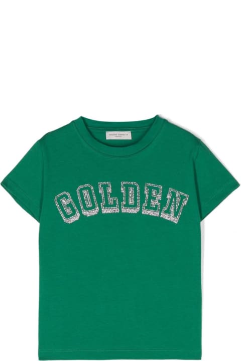 Golden Goose Sale for Kids Golden Goose T-shirt Con Logo
