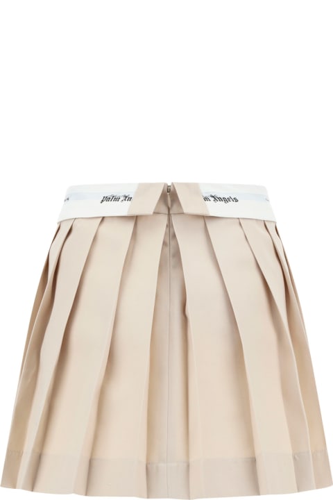 Skirts for Women Palm Angels Miniskirt With Back Pleats