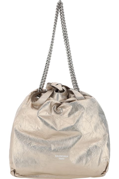 Balenciaga for Women Balenciaga Crush Tote Bucket Bag