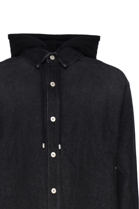 Loewe Coats & Jackets for Men Loewe Hooded Jacket In Denim
