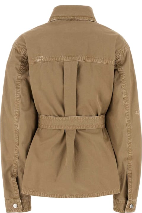 Dsquared2 Coats & Jackets for Women Dsquared2 Beige Cotton Jacket