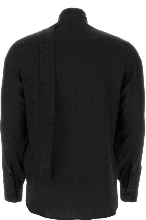 Clothing for Men Valentino Garavani Embroidered Silk Shirt