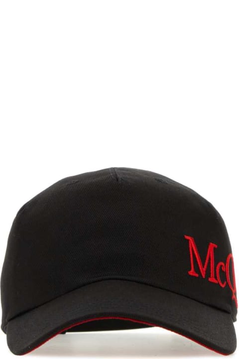 Alexander McQueen for Men Alexander McQueen Black Cotton Baseball Hat