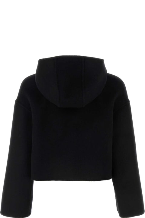 Fendi Coats & Jackets for Women Fendi Black Wool Blend Reversible Jacket