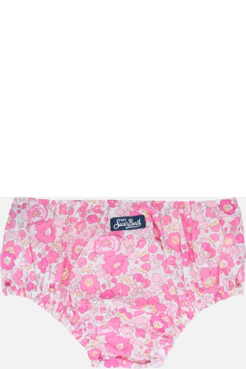 ملابس تحتية لـ رُضع بنات MC2 Saint Barth Infant Bloomers Pimmy With Betsy Print | Made With Liberty Fabric