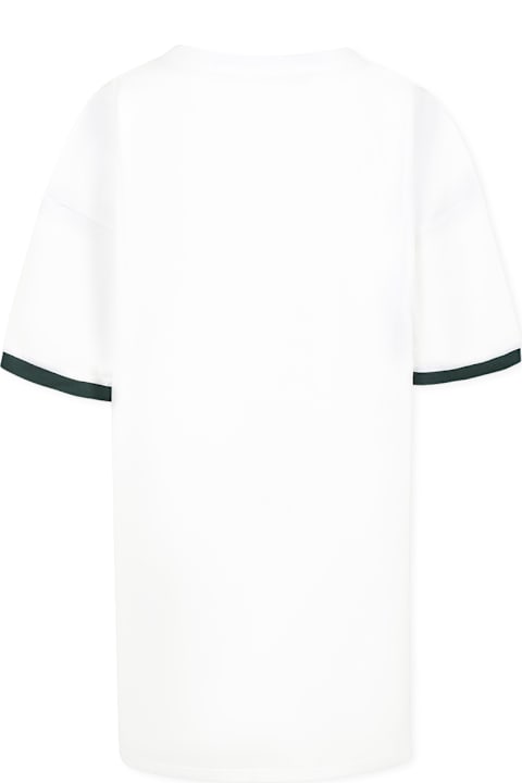 Gucci T-Shirts & Polo Shirts for Boys Gucci White T-shirt For Boy With Logo