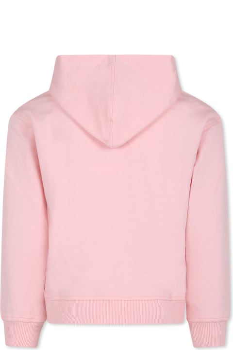 Moschino Sweaters & Sweatshirts for Girls Moschino Pink Sweatshirt For Girl With Three Teddy Bears
