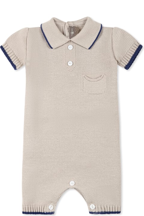 Little Bear for Women Little Bear Beige Romper For Baby Boy