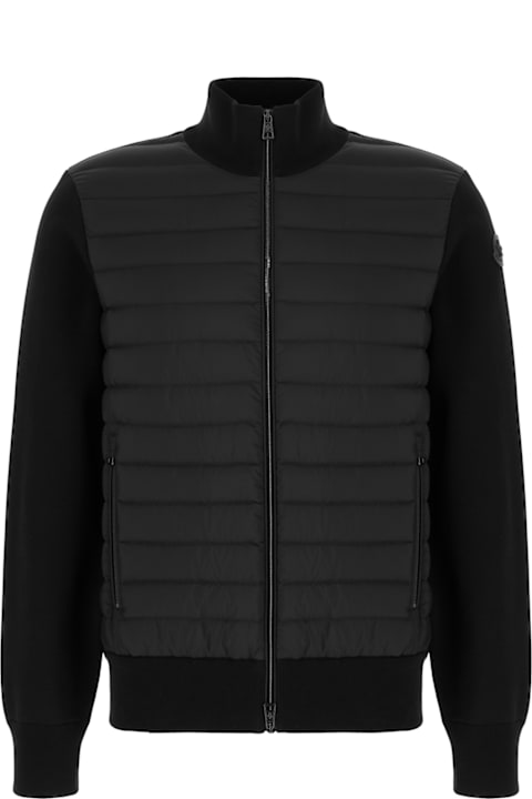 Fleeces & Tracksuits Sale for Men Moncler Black Cotton Blend Tricot Cardigan