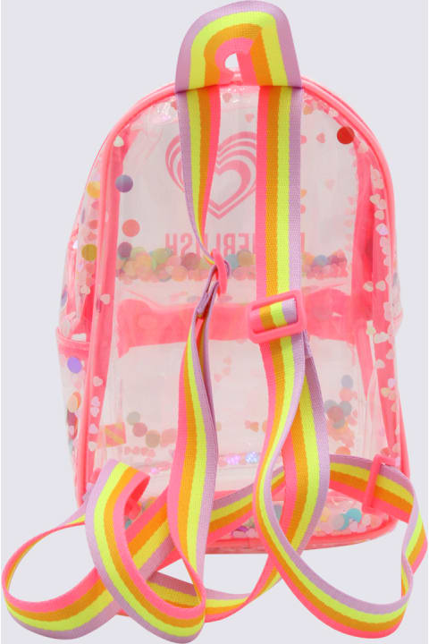 Billieblush Kids Billieblush Transparent And Pink Backpack
