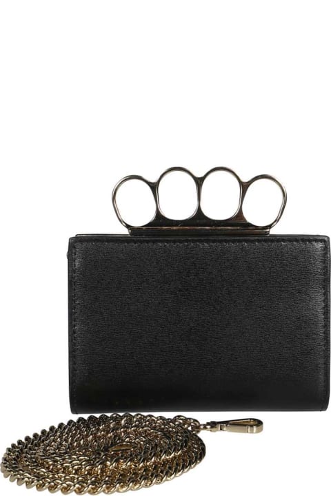 Accessories for Women Alexander McQueen Leather Wallet On Chain