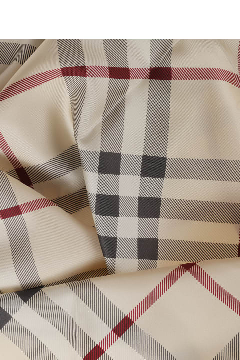 Scarves for Men Burberry Check Printed Scarf
