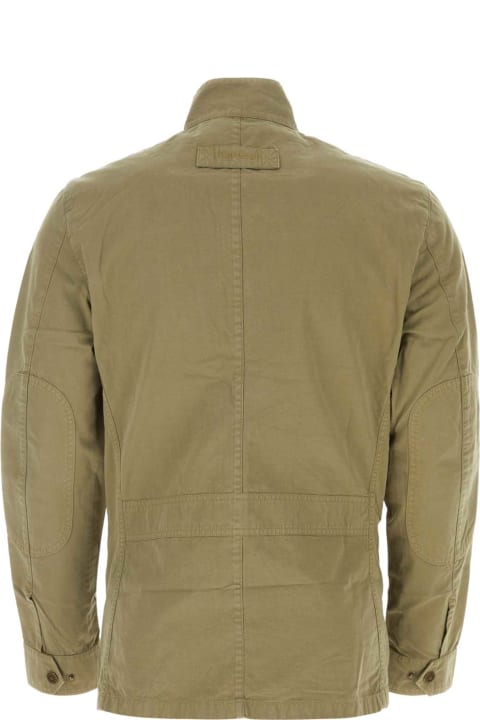 Barbour Kids Barbour Army Green Cotton Jacket