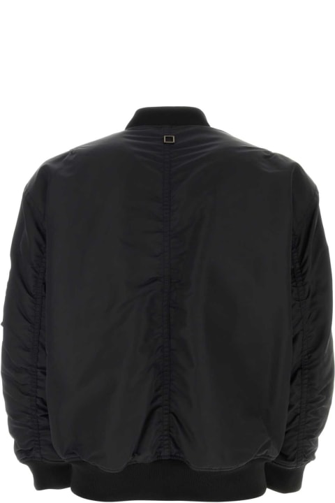 WOOYOUNGMI Coats & Jackets for Men WOOYOUNGMI Black Nylon Bomber Jacket