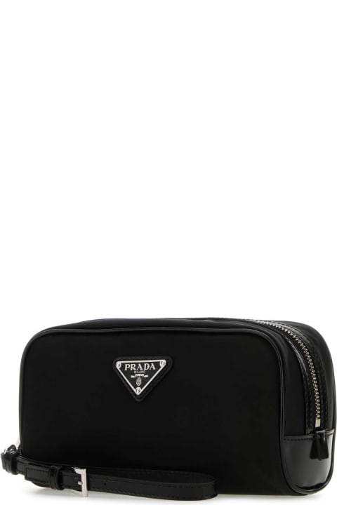 Prada Luggage for Women Prada Black Nylon Beauty Case