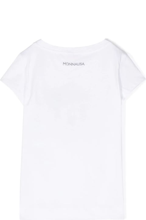 Monnalisa for Kids Monnalisa Monnalisa T-shirts And Polos White