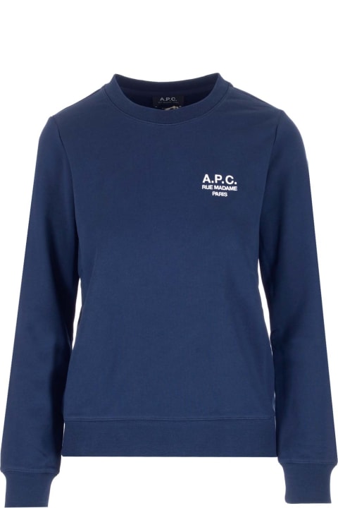 A.P.C. Fleeces & Tracksuits for Women A.P.C. Rue Madame Crewneck Sweatshirt