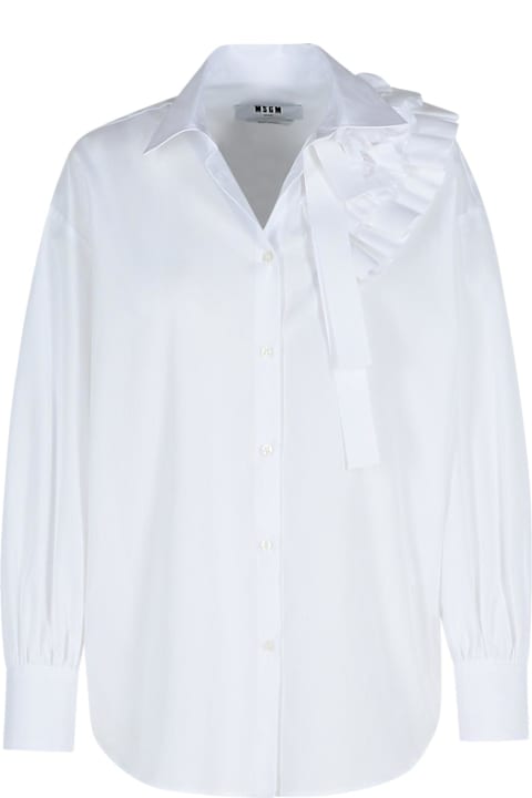 MSGM for Women MSGM White Cotton Shirt