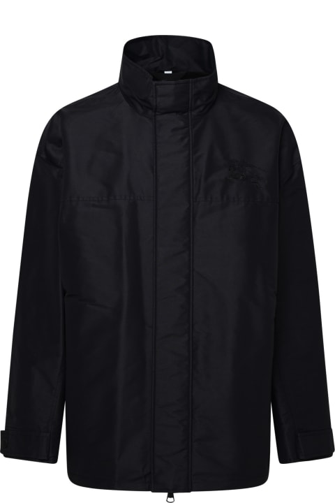 メンズ Burberryのコート＆ジャケット Burberry Black Nylon Salford Jacket