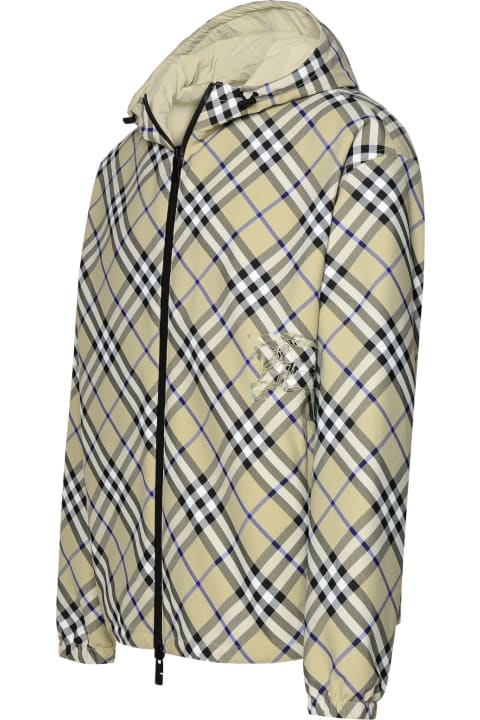 Fashion for Men Burberry Reversible Beige Polyester Jacket