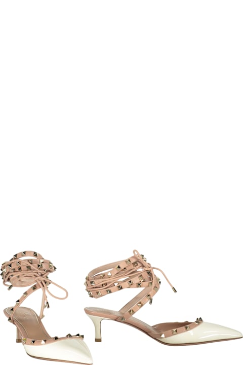 Valentino Garavani Beige Décolleté Elegant With Tapered Heel