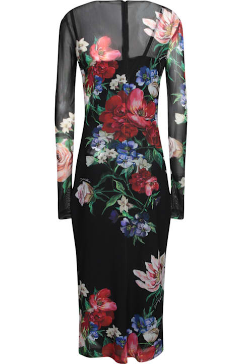 Dolce & Gabbana Dresses for Women Dolce & Gabbana Black Floral Dress