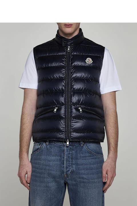 Coats & Jackets for Men Moncler Gui Quilted Nylon Down Vest
