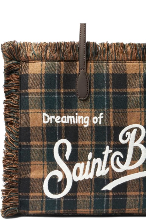 Fashion for Women MC2 Saint Barth Vanity Wooly Tartan Shoulder Bag