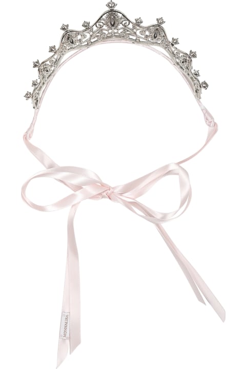 Accessories & Gifts for Girls Monnalisa Pink Tiara Headband For Girl