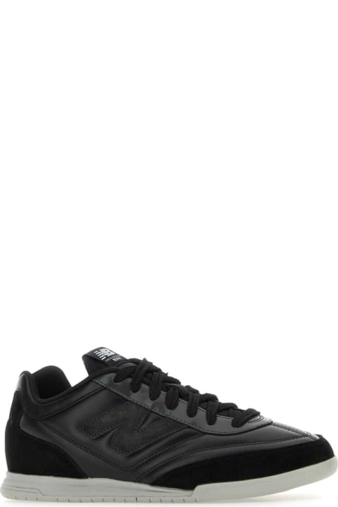 أدوات منزلية Junya Watanabe Black Leather Junya Watanabe X New Balance Sneakers