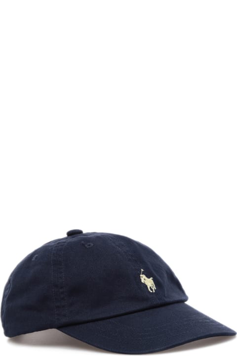 ボーイズ アクセサリー＆ギフト Polo Ralph Lauren Blue Cotton Hat With Logo