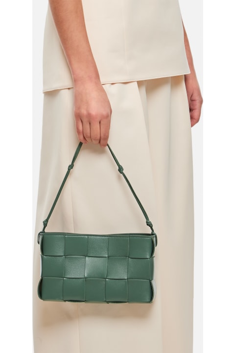 Shoulder Bags for Women Bottega Veneta Cassette Pouch W/ Strap Leather Shoulder Bag